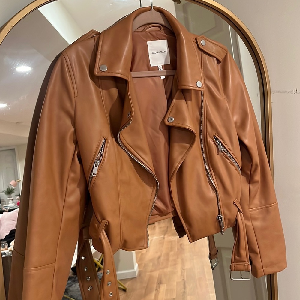 AVEC LES FILLES LEATHER JACKET